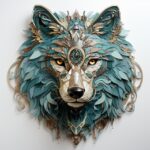 Loup animal tottem